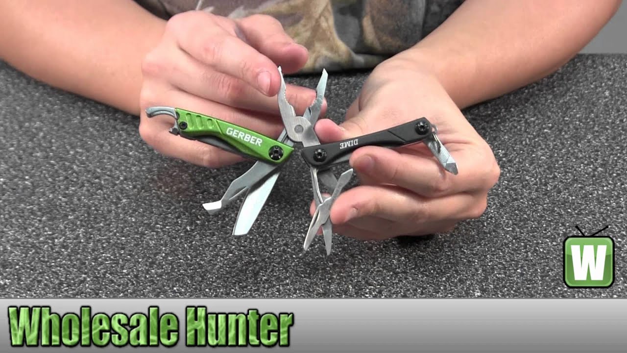 Gerber Blades Dime Macro Tool Green Boxed 30-000468 Shooting Gaming Unboxing