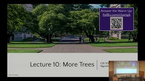 [CSE 373 WI24] Lecture 10: Self Balancing Trees