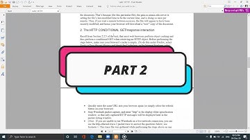 Wireshark Lab 2 : HTTP NETWORK COMMUNICATIONS (Sec 06)
