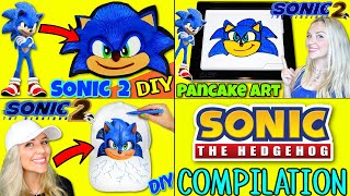 SONIC The Hedgehog Compilation: Art, Pancake Craft and DIY Sonic