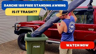 WATCH THIS BEFORE BUYING!! - DARCHE 180 FREE Standing Awning REVIEW - Bushwakker 180 better or worse