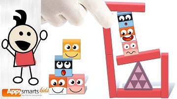 Pango Blocks Kaboom: Make Number Six - Gameplay by Appysmarts Kids