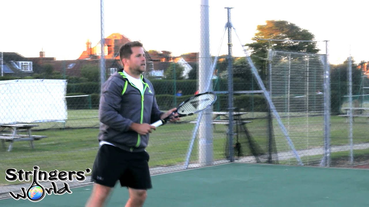 Pro Kennex Black Ace 98 295g Tennis Racket review from Stringers' World YouTube