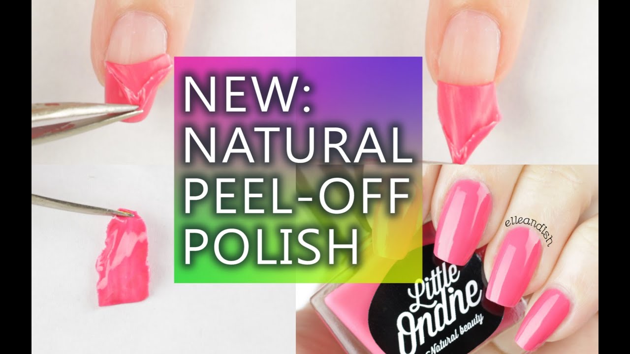♥ What's NEW: EASY PEEL-OFF NATURAL NAIL POLISH ♥ - YouTube