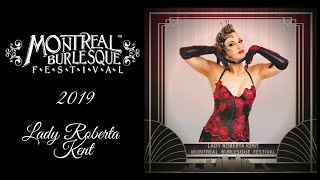 Feat Roberta Kent at the Montreal Burlesque Festival