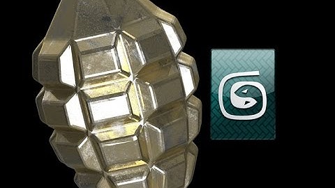 3ds max grenade modeling