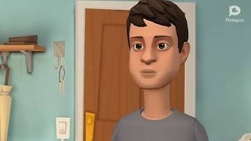 Classic Caillou shuts down Plotagon/ Sent to Vien