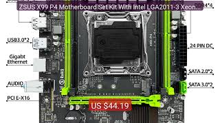 ZSUS X99 P4 Motherboard Set Kit With Intel LGA2011-3 Xeon E5 2... — Best Buy 2026 | Great Quality!