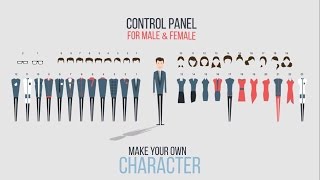 Male & Female Explainer with Auto Lip Sync - After Effects Template