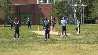 Mark Audain Facing Up To Bert Simon The Antigua Fast Bowler 1St Over Of The Chase