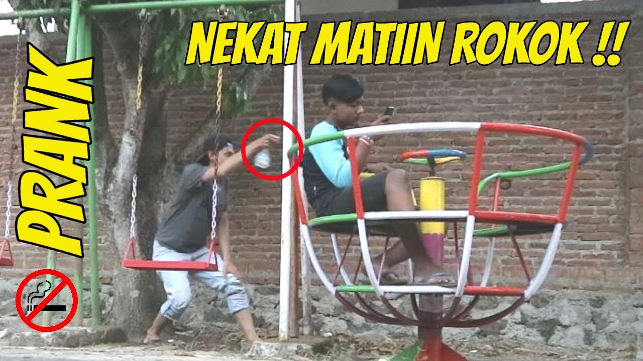 NEKAT MATIIN ROKOK ORANG ! Prank Indonesia
