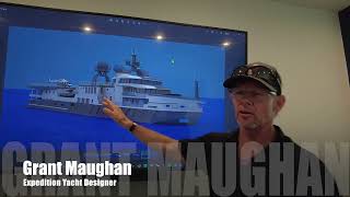 Grant Maughan design for 207 ft/68m Ice-Class Expedition Yacht Conversion