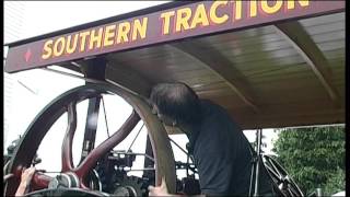 Milling by steam at Oldlands windmill Keymer Sussex in 2015