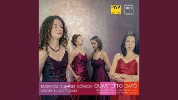 String Quartet No. 1, Op. 62 "Already It Is Dusk"