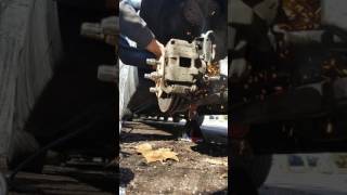 How to remove a lower control arm on a 03 Mitsubishi Lancer pt.1 #fix #hack #comment #lancer