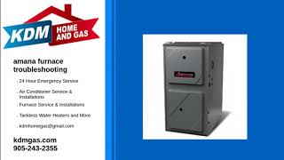 amana furnace troubleshooting
