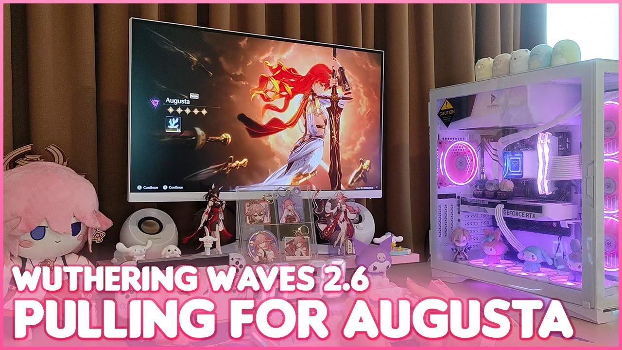 ♡ Pulling for Augusta and her weapon ♡ Wuthering Waves 2.6 cozy gaming on PC