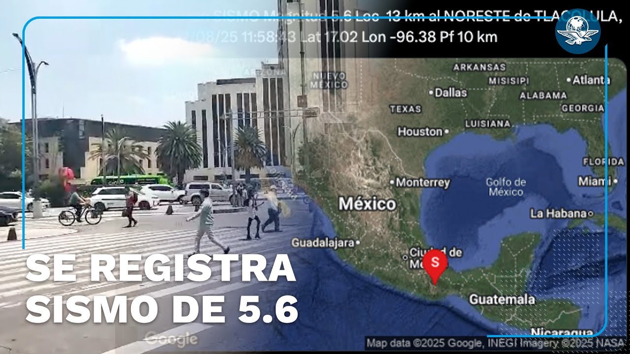 Sismo en CDMX; su epicentro fue en Oaxaca