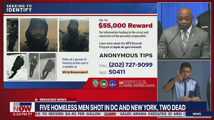 Manhunt for homeless killer: DC & NY officials offer reward to catch serial perpetrator | LiveNOW