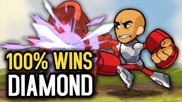 I played random in Brawlhalla Ranked and went undefeated to diamond