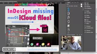 InDesign missing iCloud files