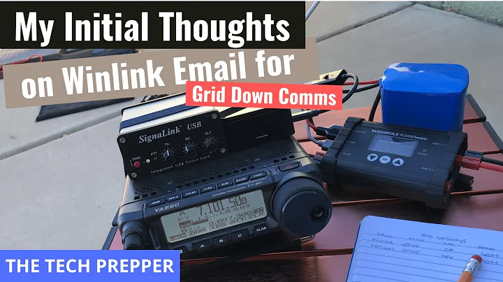 My Initial Thoughts on Winlink Email for Grid Down Comms