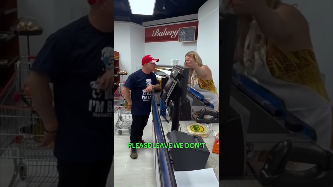 TRUMP MAGA REFUSED SERVICE AT GROCERY STORE