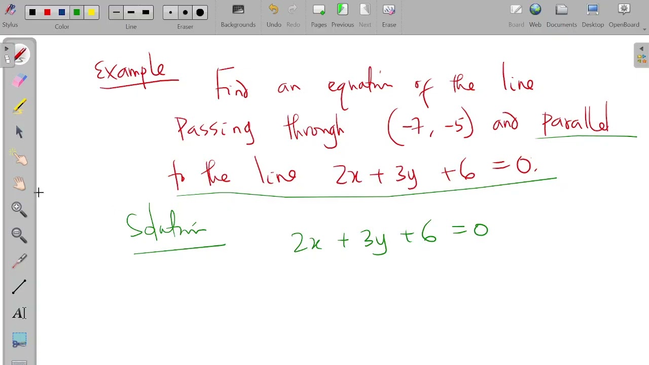 Sec3.1 Lines continued
