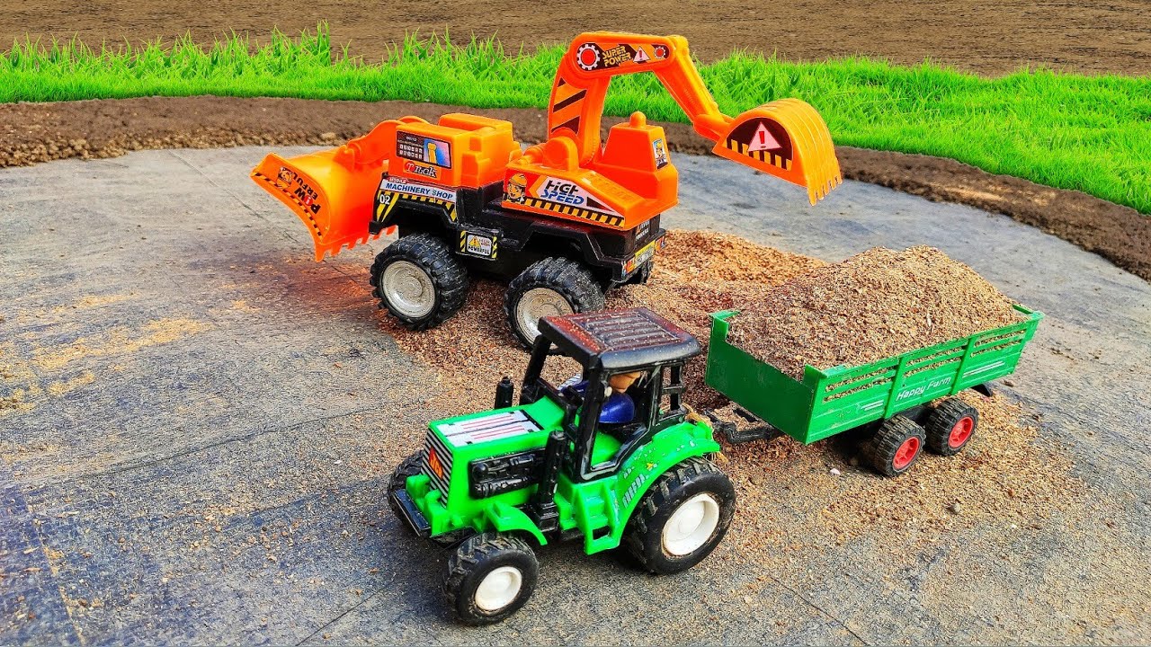 Jcb Backhoe 3cx Fully Loaded Jcb Tractor Toy Kids Video Toy Jcb