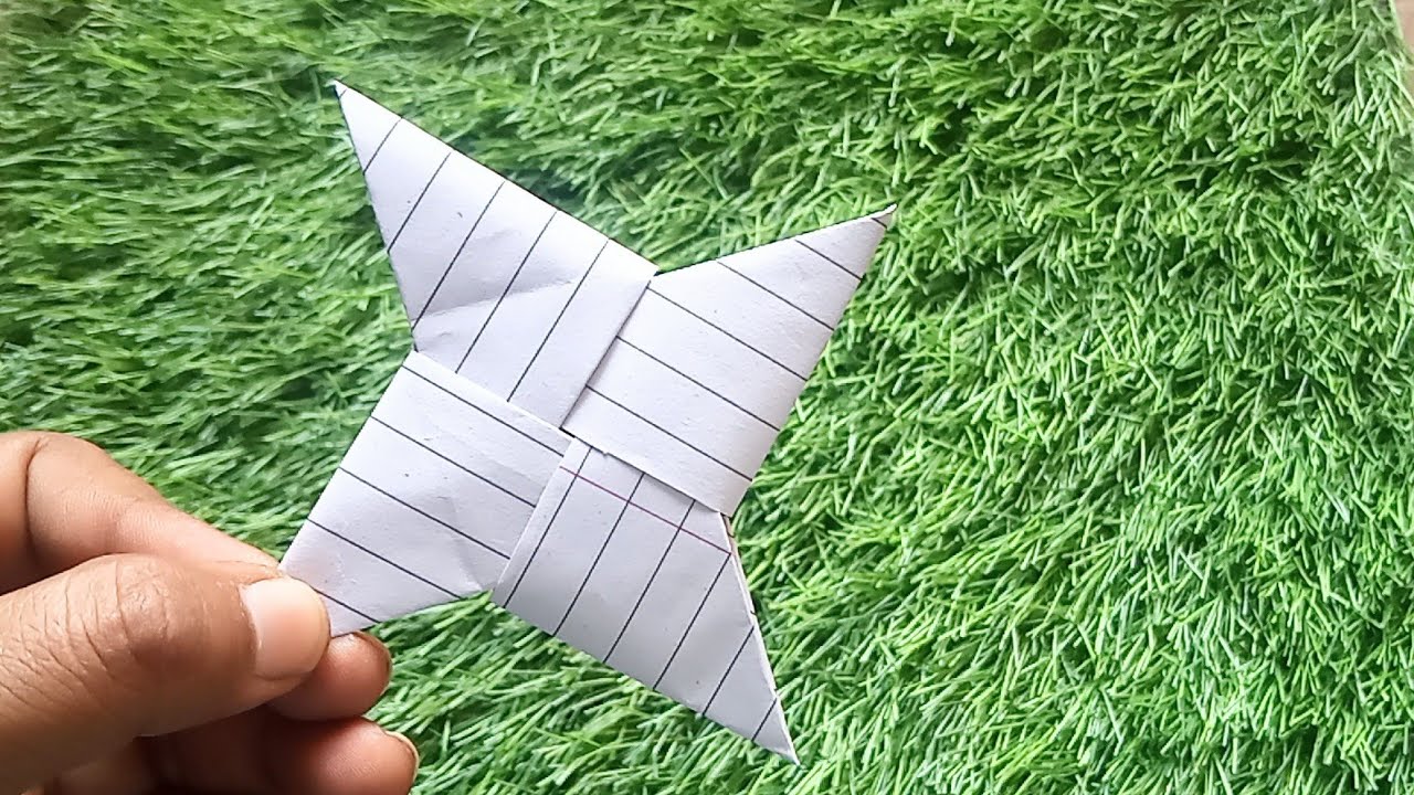 Origami Ninja star kaise banate hain origami ninja star easy Paper