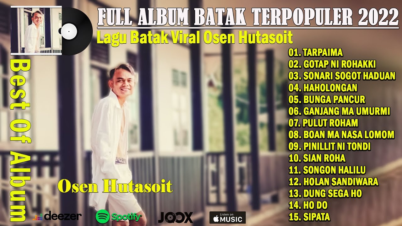 Top Lagu Batak Terbaik 2022 Osen Hutasoit ~ Kumpulan Lagu Batak
