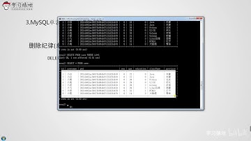 27 MySQL数据操作之单表删除DELETE