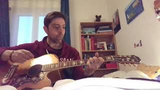 Noel Gallagher high flying birds a simple game of genius instrumental acoustic guitar cover