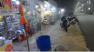 🇮🇩 The rain was so heavy and large that it caused sudden flooding in several areas 😴 💤 🌧 🎧
