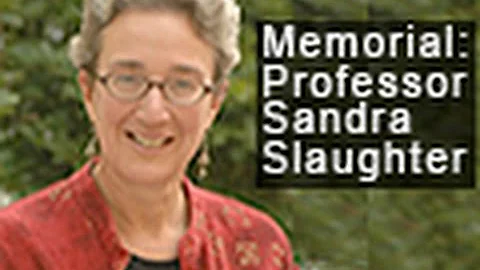 CIST Memorial: Sandra Ann Slaughter (2014)