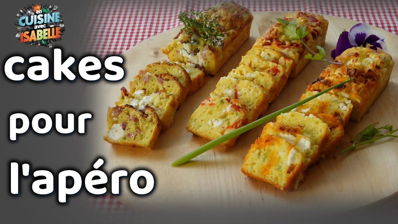 3 petits cakes salés pour l'apéro