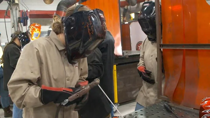 Girls welding camp held at Davis Technical College