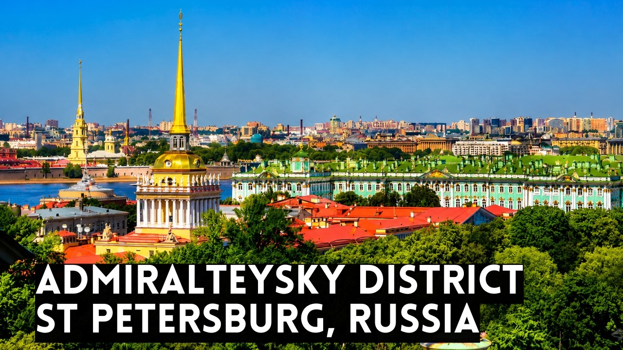 INSANELY Magnificent ADMIRALTEYSKY DISTRICT of St Petersburg, Russia [4K]