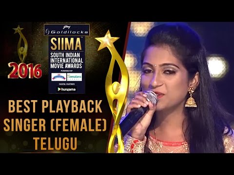 Siima 2016 Best Playback Singer (Female) Telugu | Satya Yamini - Baahubali Movie