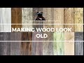 Aging wood to perfection - best aging techniques?