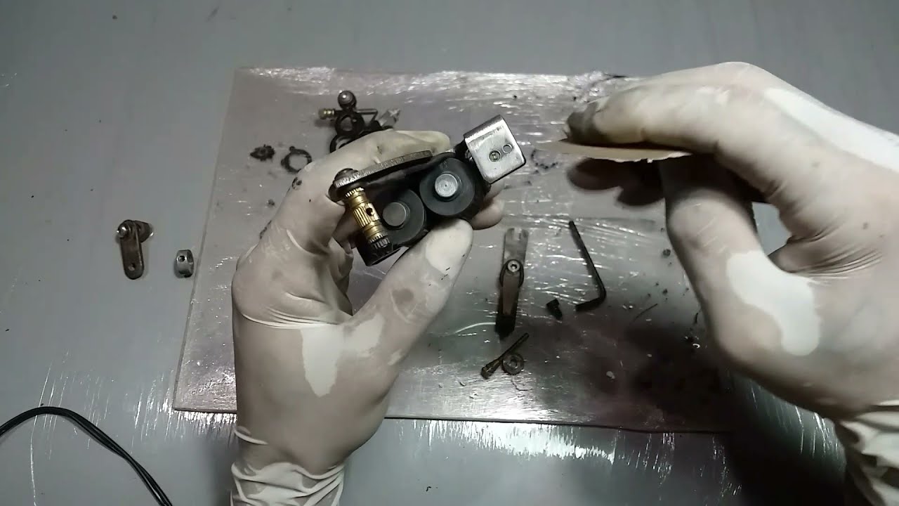 COMO fazer MANUTENÇÃO na maquina de TATUAGEM bobina/DUPLA  ATUALIZADO 2021 {PASSO A PASSO}