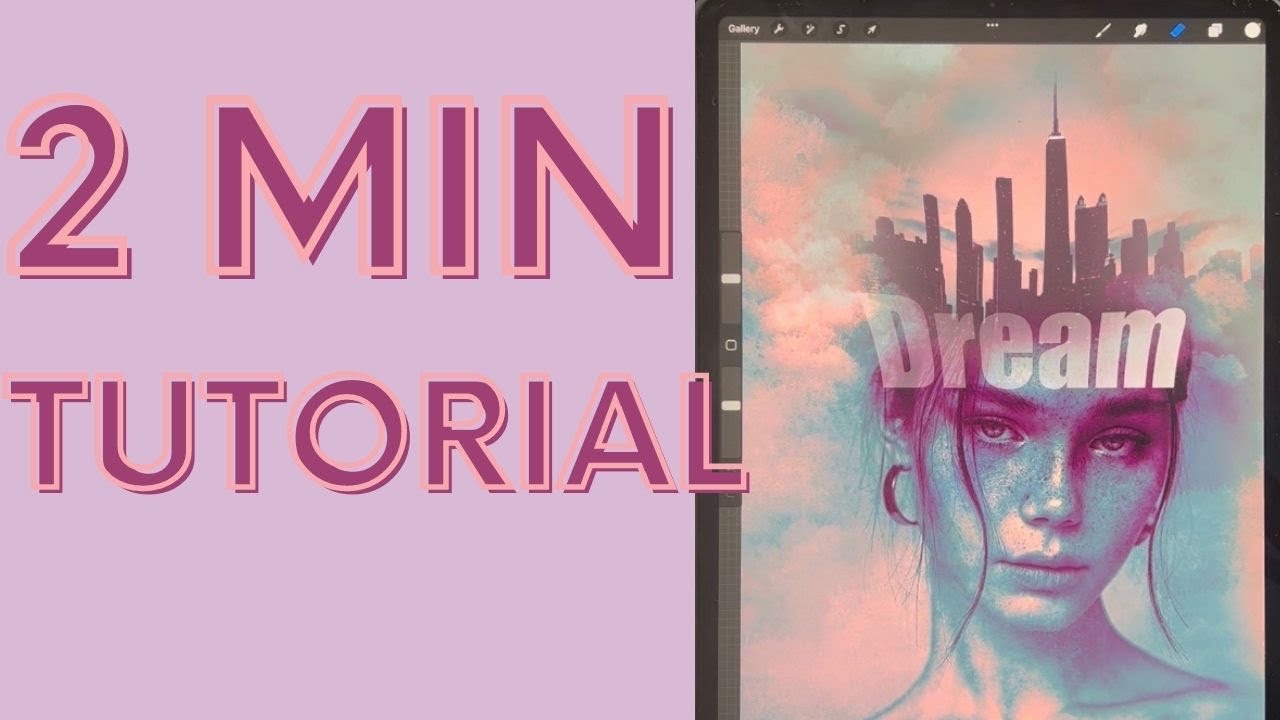 Photo editing in procreate 2 mins YouTube