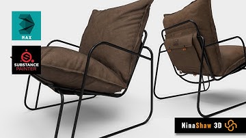Modeling, Unwrap & Texturing Tuttu Armchair - Part4 [Texturing]