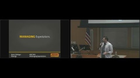 Steve Zehngut: Managing Expectations