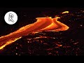 10 Hours Lava Flow, Kilauea Hawaii 🌋 4K - Natural Sounds | for Sleep &amp; Stress Relief, Lava River