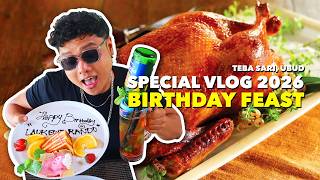 PERMISSION...HOLD A BIRTHDAY PARTY WHILE DOING A DEEP TALK AT THE LEGENDARY BALI RESTAURANT, TEBA...