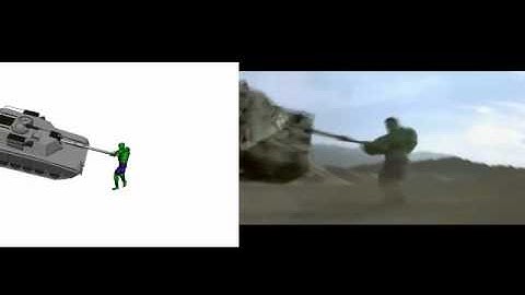 Hulk 3d animation
