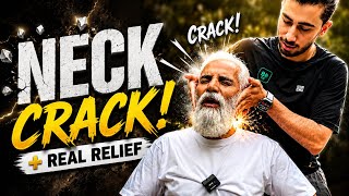 ASMR Back Crack &amp; Neck Crack 😳🔥 So Satisfying (Stress Relief) #3