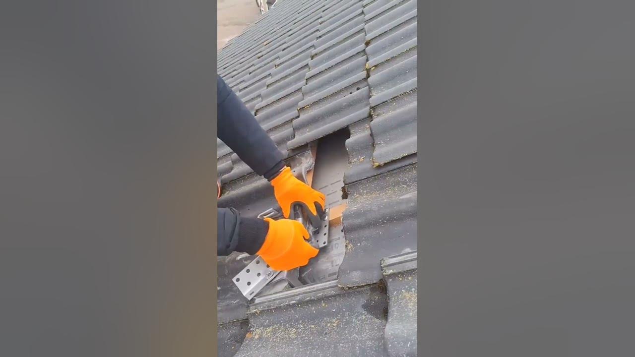 Solar Panel Tile Roof Mounting System Installation... Solar Panel Tile Roof Mounting System Installation...