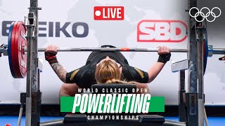 🔴 LIVE Powerlifting World Classic Open Championships | Men's 120+kg & Women's 84+kg Group B